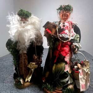 Maui Moonbeams Hawaiian Santa and Mrs. Santa Hand Crafted by Deborah Sawyer